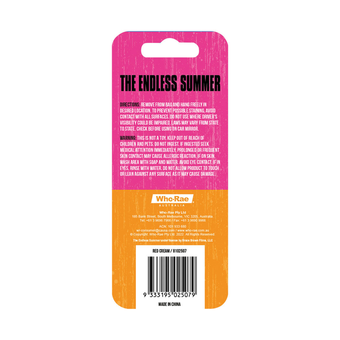 Endless Summer Air Freshener Vanilla, , scaau_hi-res