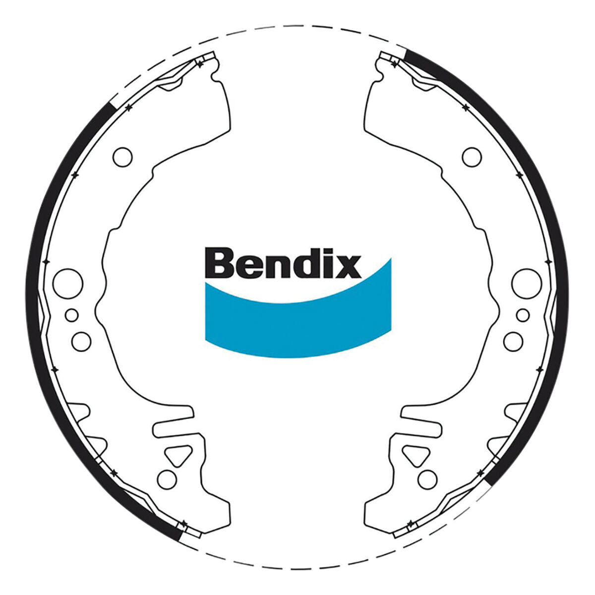 Bendix Brake Shoes - BS1772, , scaau_hi-res