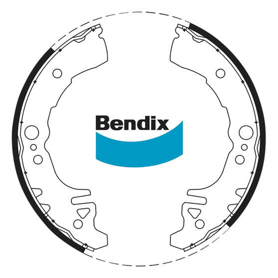 Bendix Brake Shoes - BS1772, , scaau_hi-res