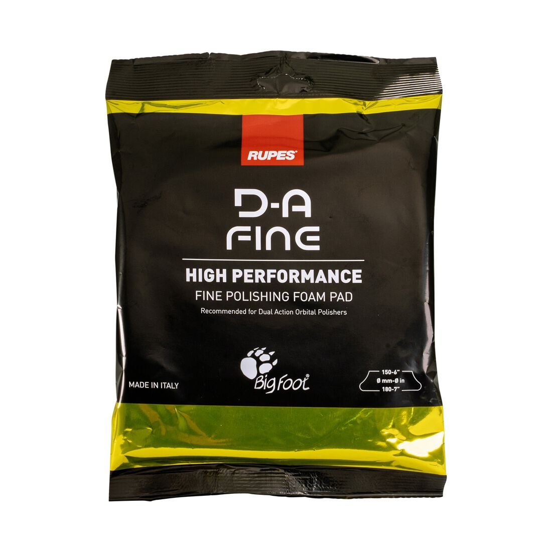 RUPES D-A Fine Finishing Polishing Foam Pad - 150/180mm, , scaau_hi-res