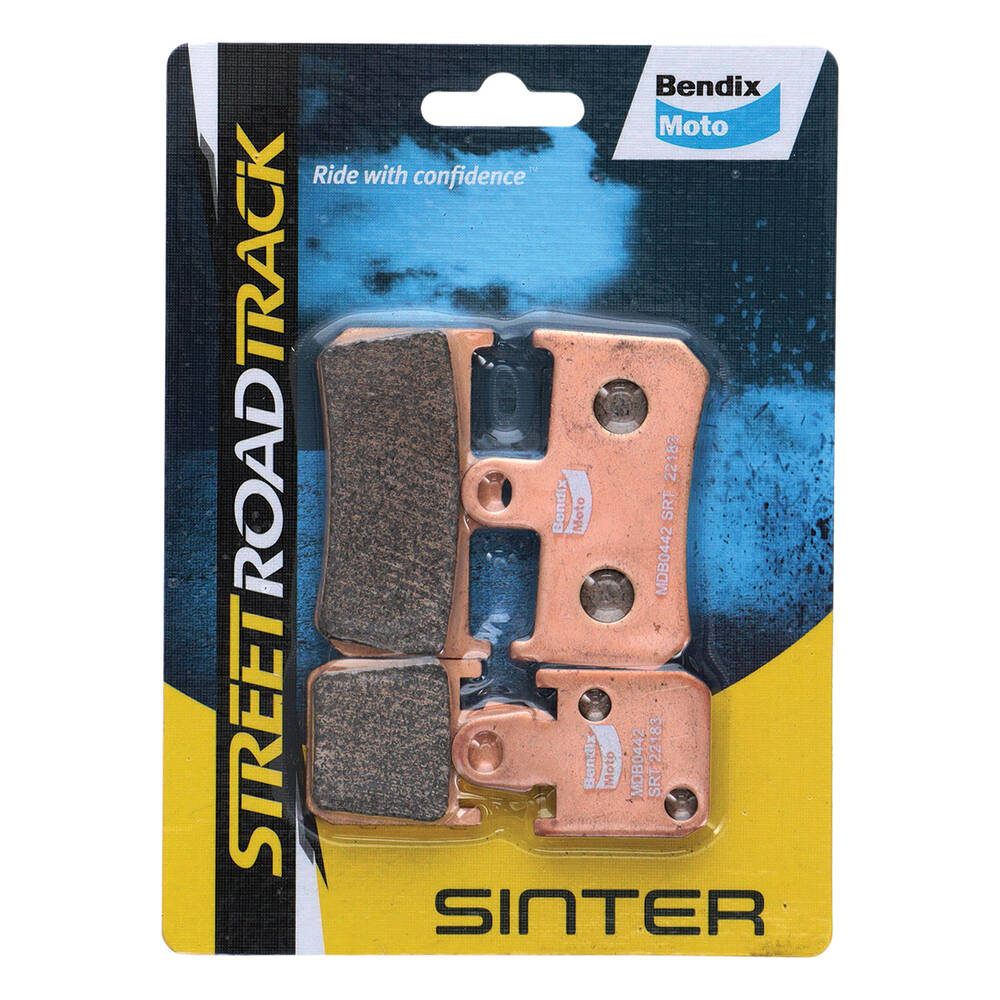 Bendix Street Road Track Motorcycle Disc Brake Pads - MDB0442-SRT ...