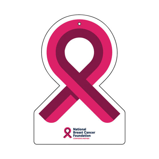 NBCF Pink Ribbon Air Freshener 1 Pack, , scaau_hi-res