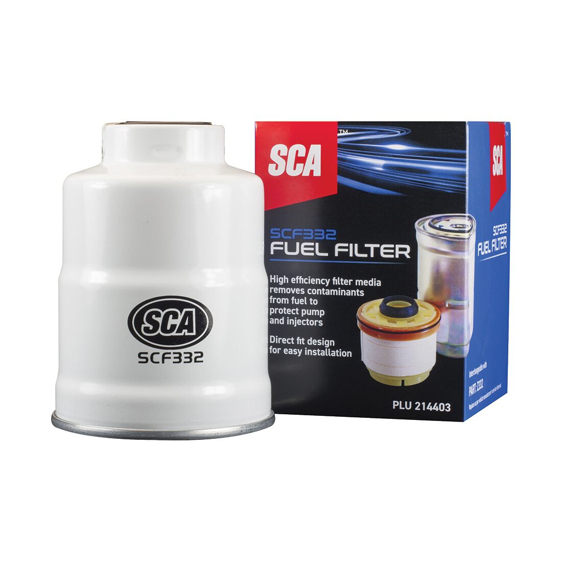 SCA Fuel Filter SCF332 (Interchangeable with Z332), , scaau_hi-res