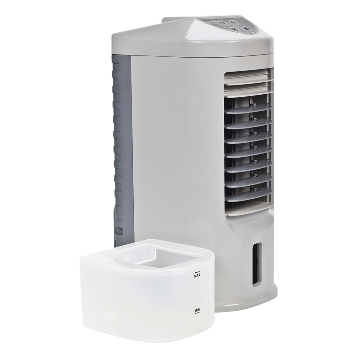 Compact evaporative cooler top