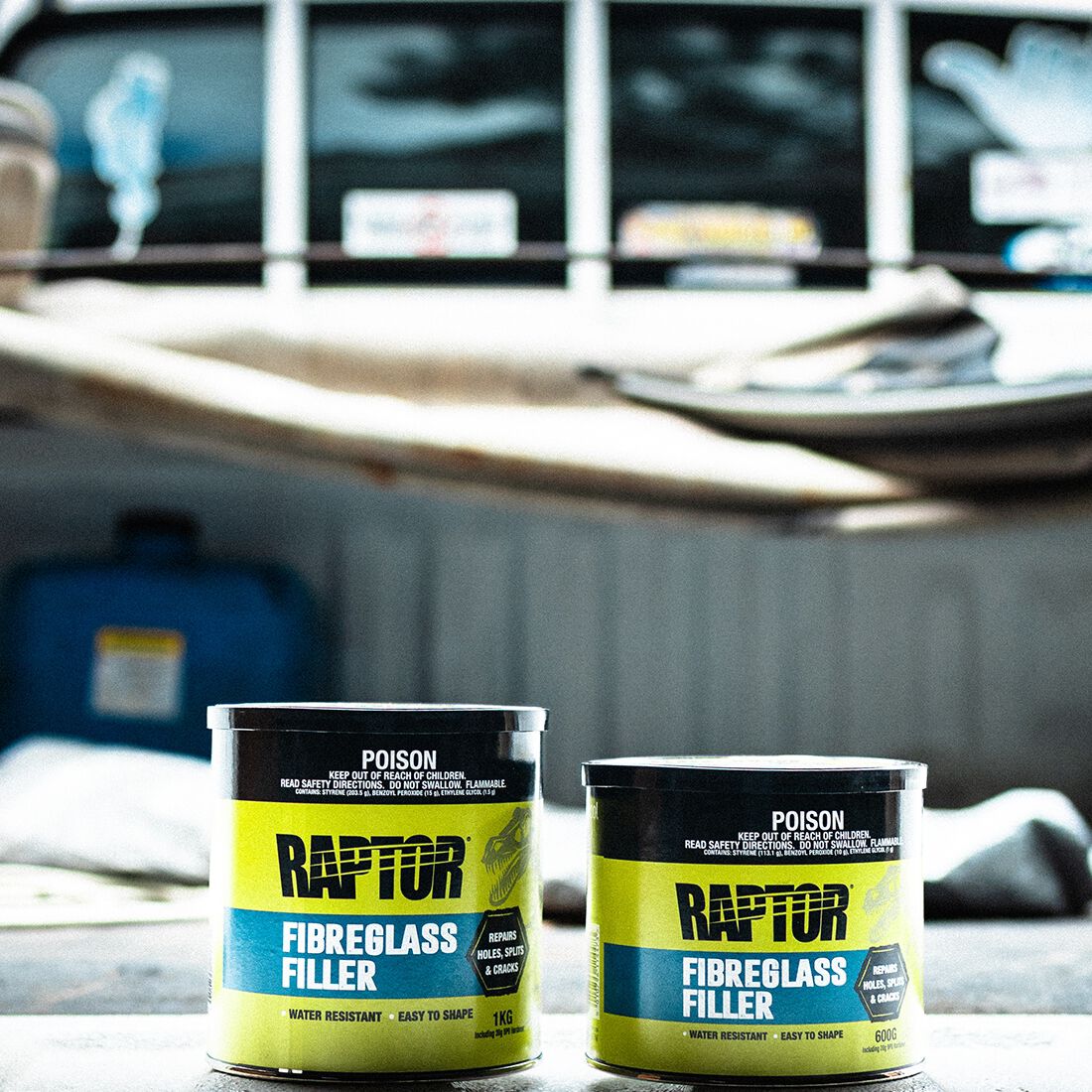 Raptor Fibreglass Filler 600g, , scaau_hi-res