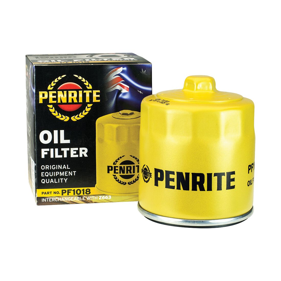 Penrite Oil Filter PF1018 (Interchangeable with Z663), , scaau_hi-res
