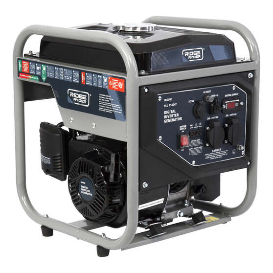 Ridge Ryder 3600W Inverter Generator Open Frame, , scaau_hi-res