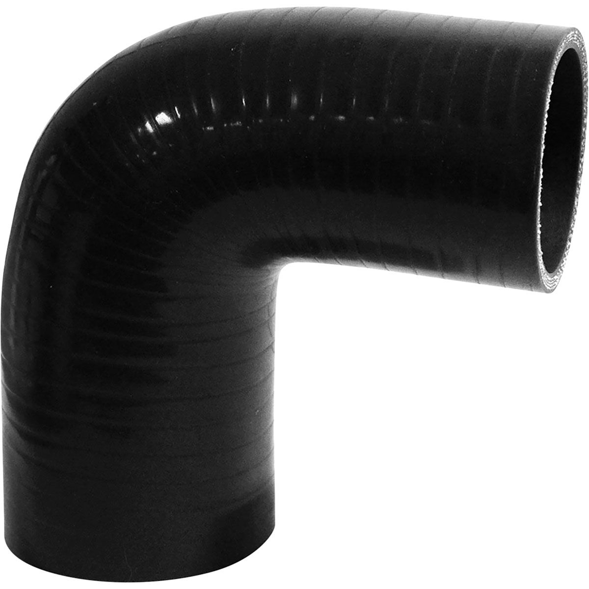 SAAS Black Silicone 90 Degree Elbow Reducer Hose, 63mm x 76mm SSH906376, , scaau_hi-res