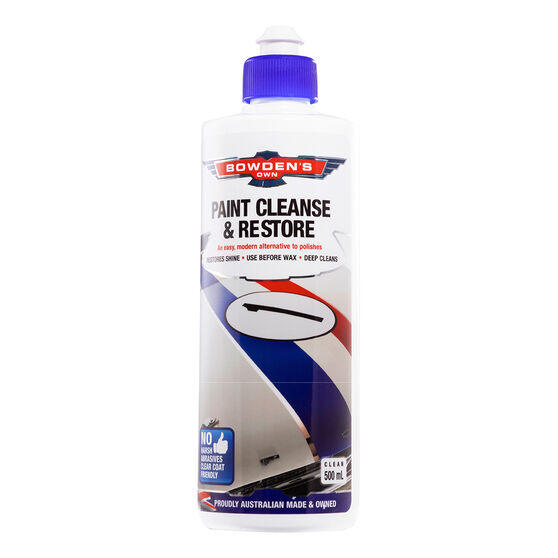 Bowden's Own Paint Cleanse and Restore Liquid Polish 500mL, , scaau_hi-res