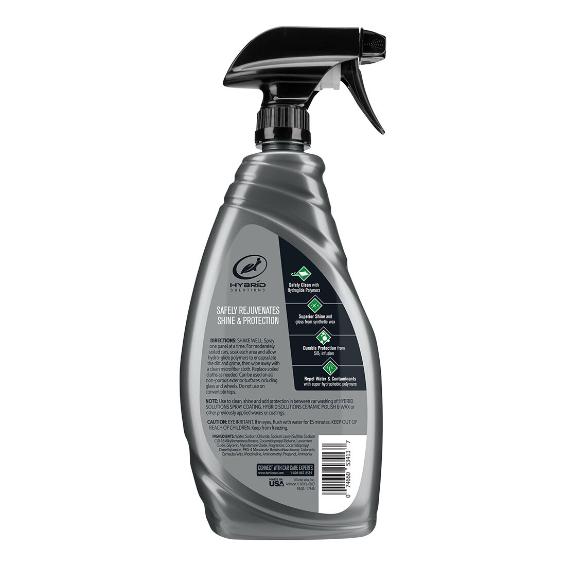 Turtle Wax Ceramic 3-in-1 Spray Detailer 946mL, , scaau_hi-res