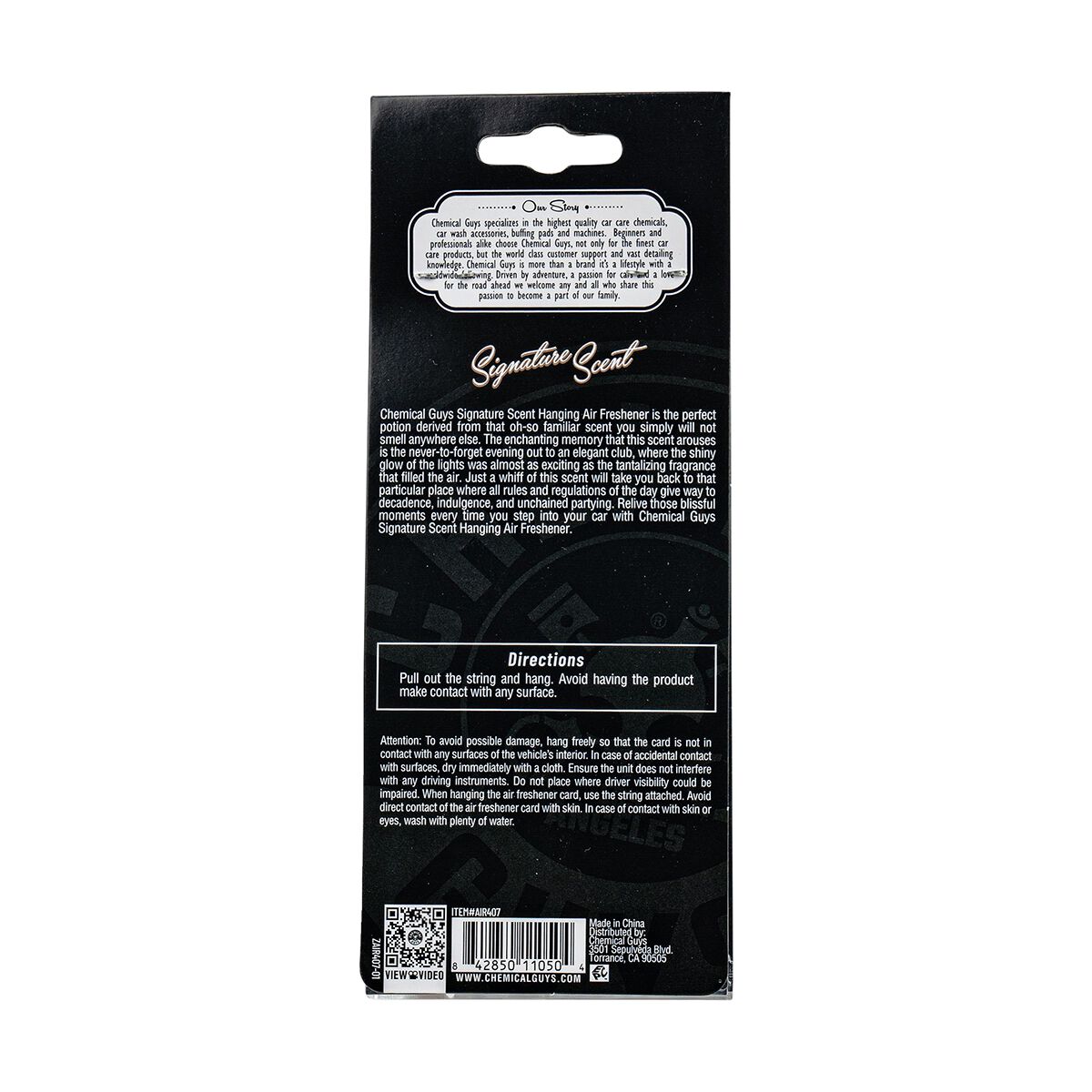 Chemical Guys Airfreshener 3 Pack Signature Scent, , scaau_hi-res