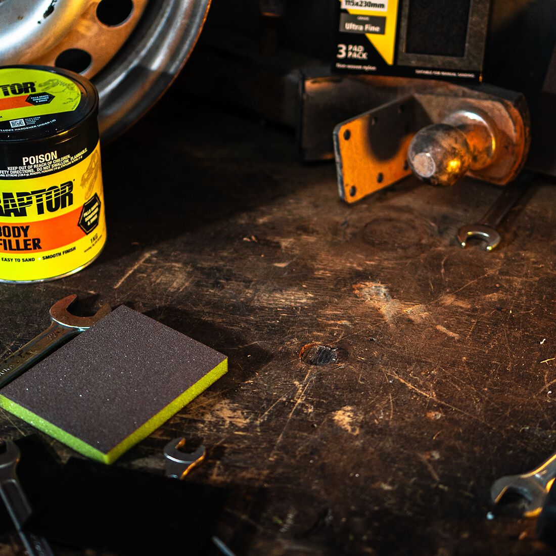 Raptor Lightweight Body Filler 1KG, , scaau_hi-res