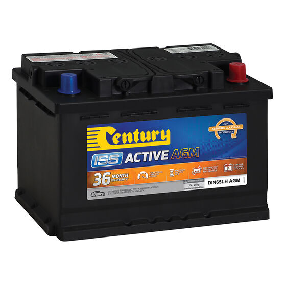 Century ISS Active Stop/Start Car Battery DIN65LH AGM MF, , scaau_hi-res