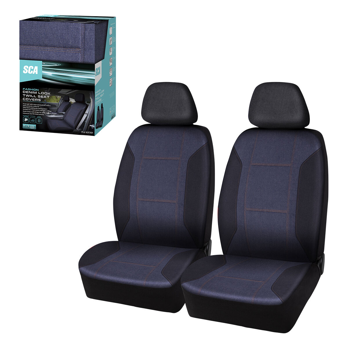 Denim car hotsell seat covers