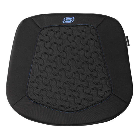 Skechers Gel Memory Foam Seat Cushion Black/Blue, , scaau_hi-res