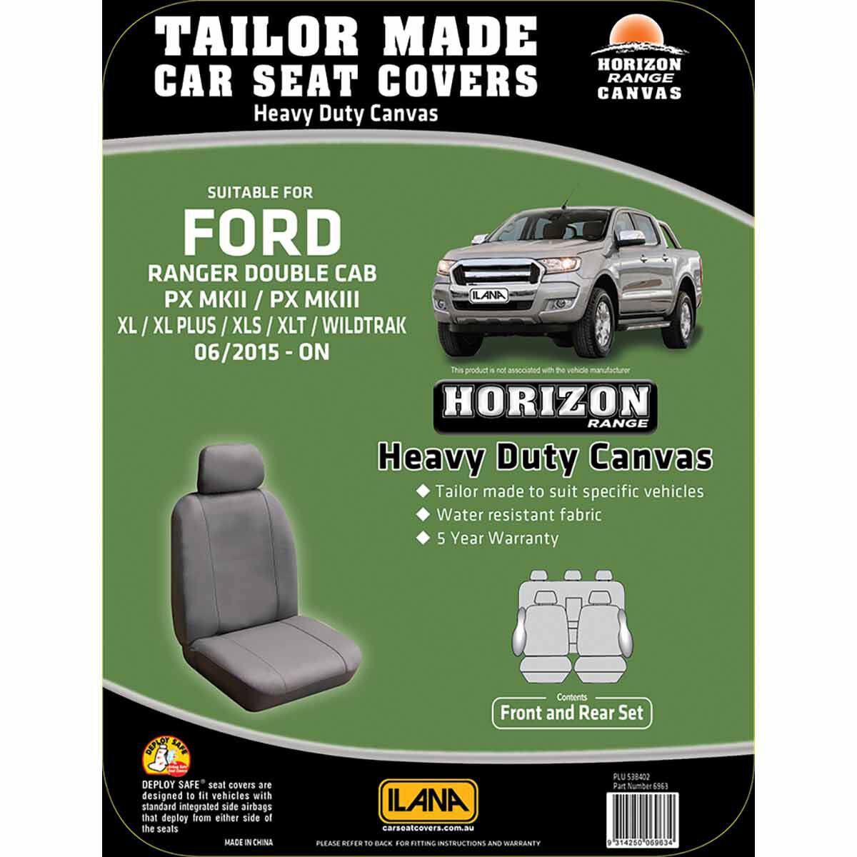 Ford ranger seat store covers supercheap