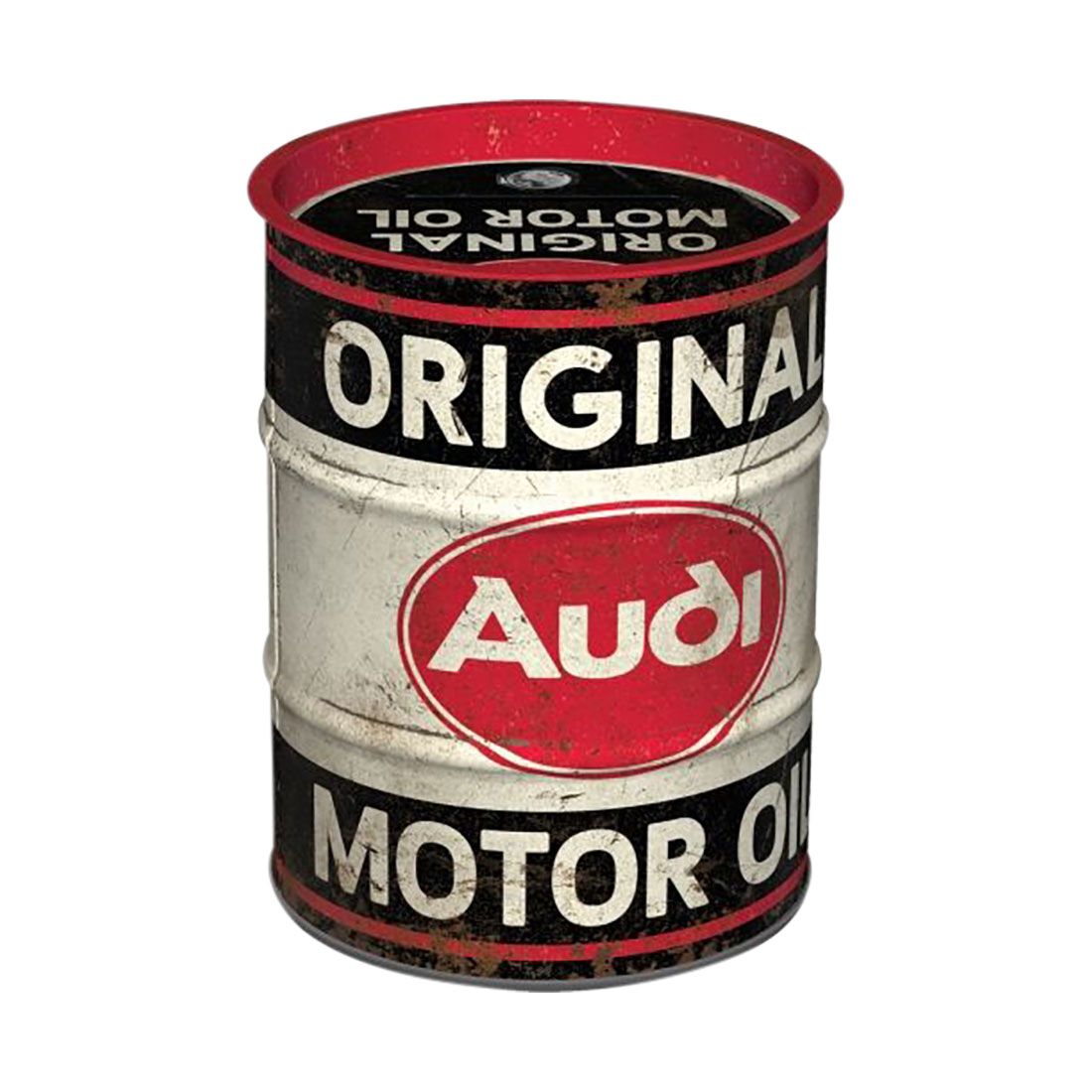 Nostalgic-Art &Ograve;il Barrel Money Box Audi - Original Motor Oil, , scaau_hi-res