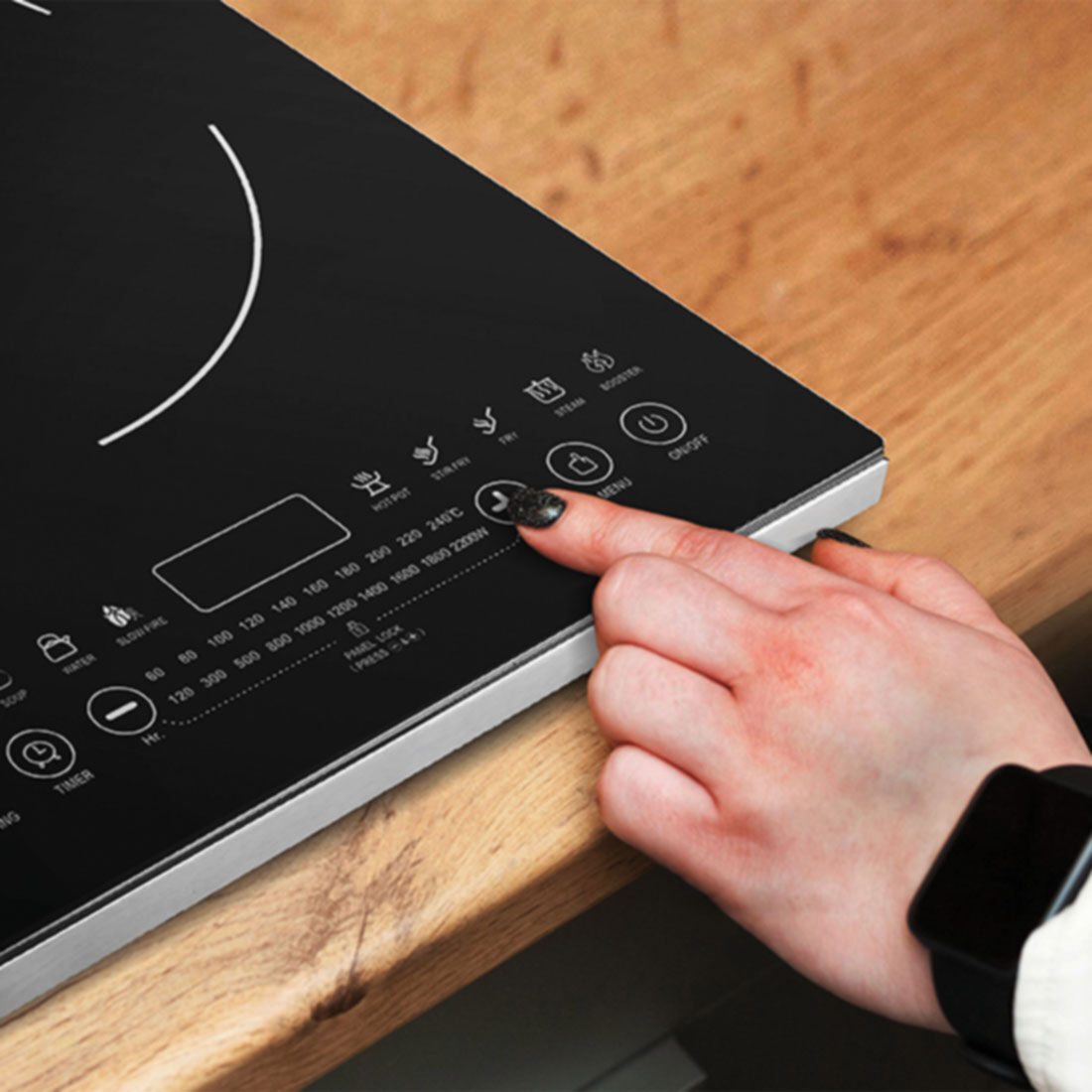 Germanica Ceramic Induction Cooktop, , scaau_hi-res