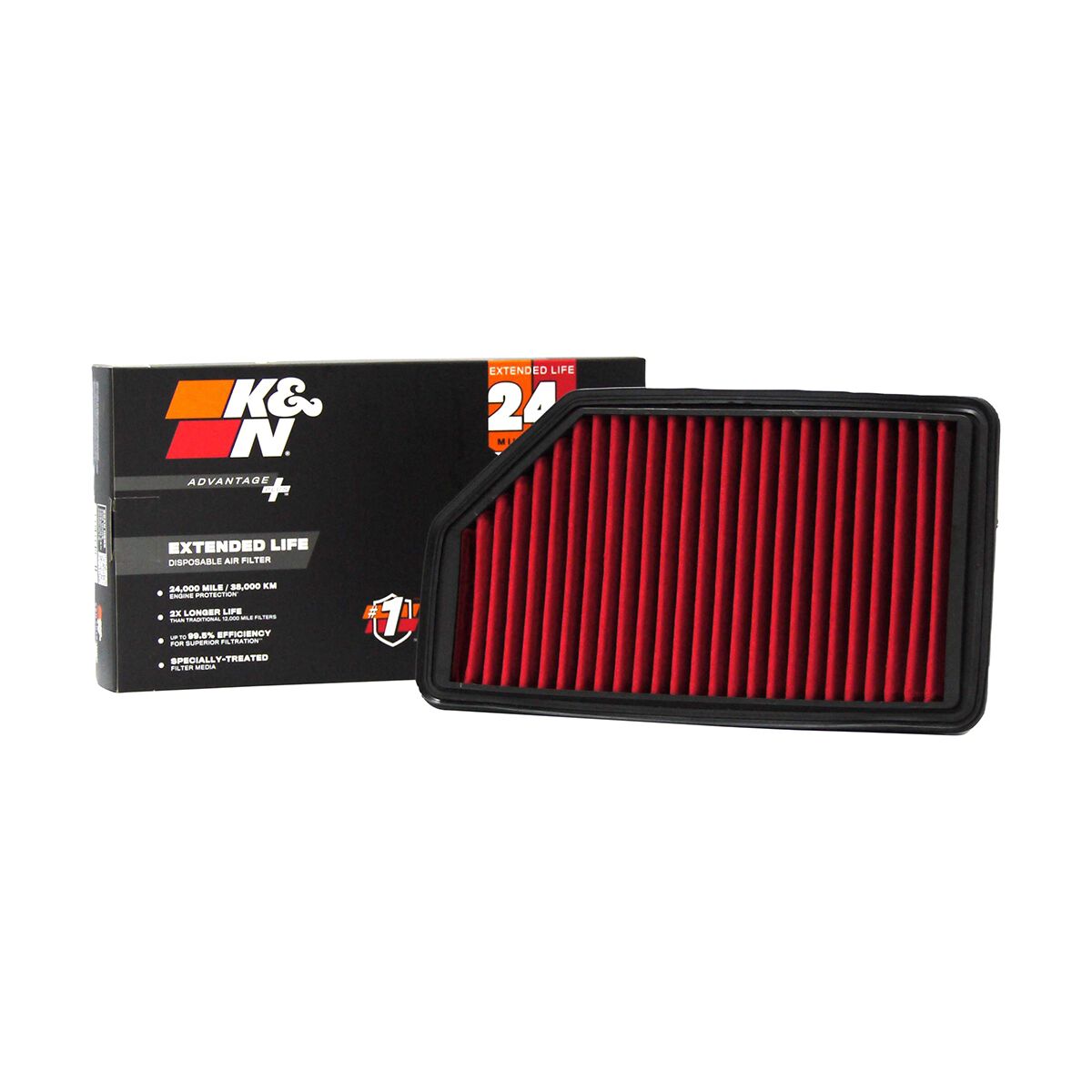 K&N Advantage Plus Disposable Air Filter - KNX-2472, , scaau_hi-res