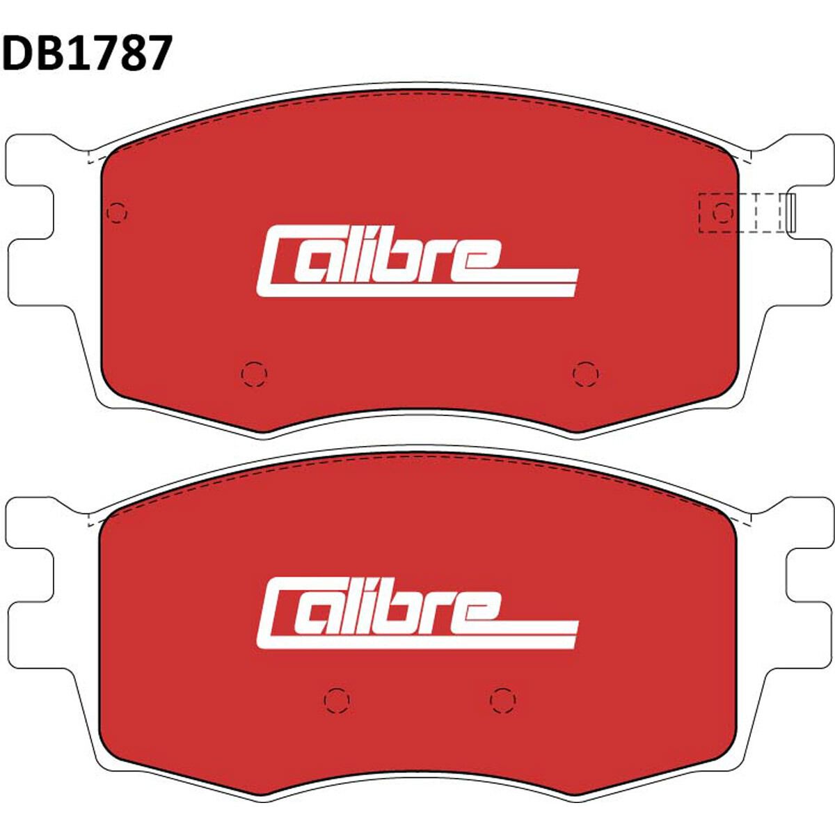 Calibre Disc Brake Pads DB1787CAL, , scaau_hi-res
