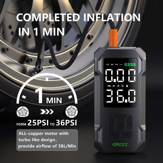 CAROSS 12V 150PSI Portable Air Compressor, , scaau_hi-res