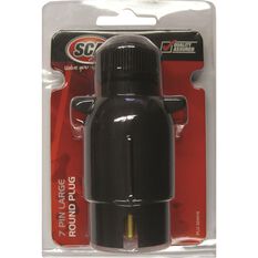 SCA Trailer Plug, Plastic - Large Round, 7 Pin, , scaau_hi-res