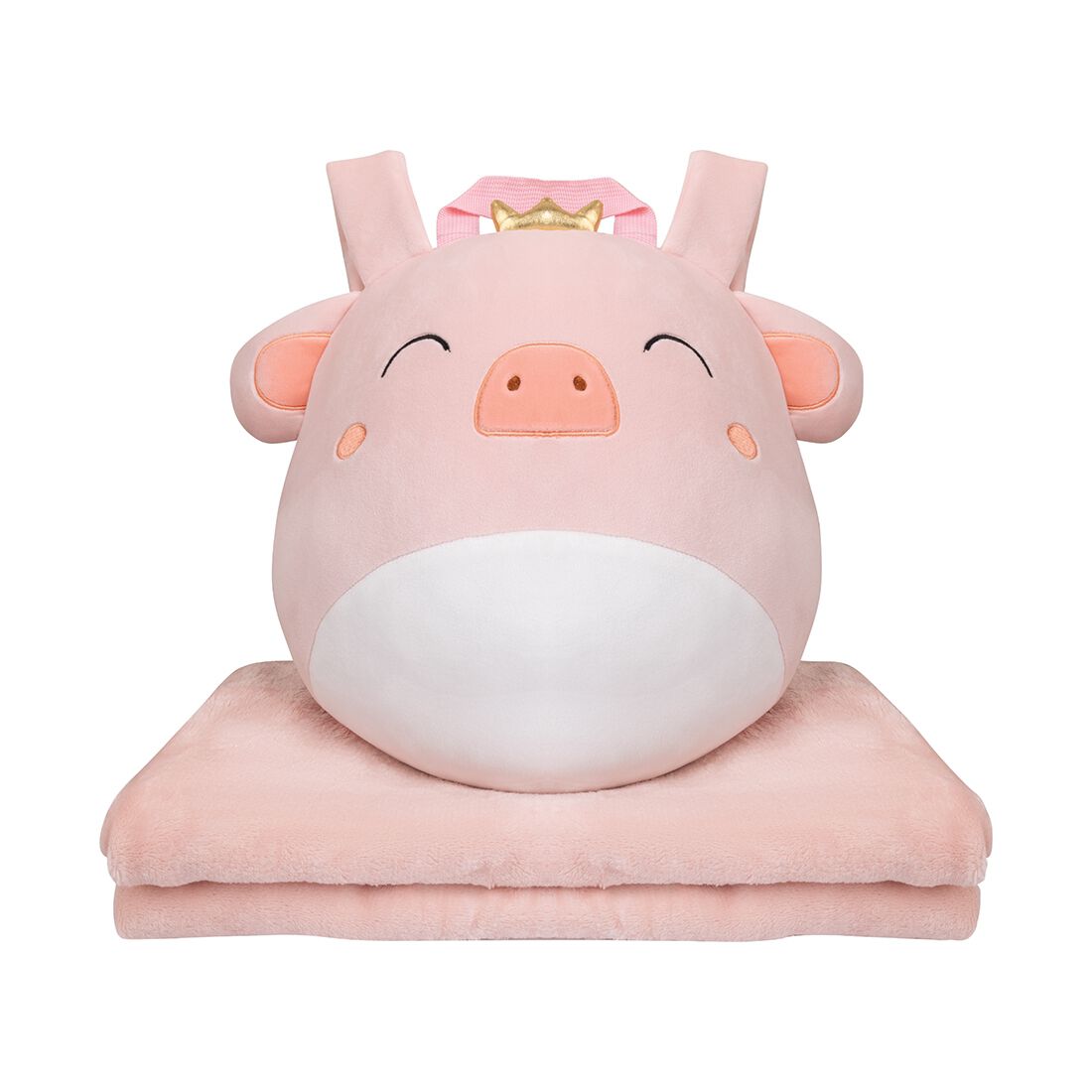 Cabin Crew Kids Pig Cushion Blanket Backpack, , scaau_hi-res