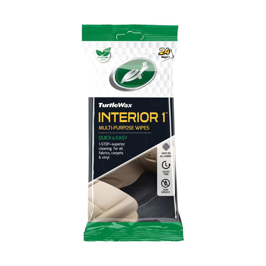 Turtle Wax Interior Wipes 24 Pack, , scaau_hi-res