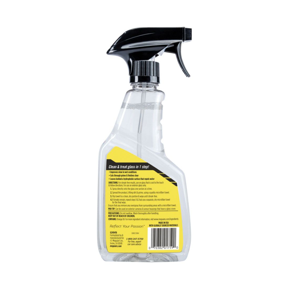Meguiar's Ultimate Glass Cleaner & Water Repellent 473mL, , scaau_hi-res
