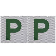 SCA P Plate - Clear Vision, Green, QLD/TAS, 2 Pack, , scaau_hi-res