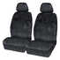 SCA Luxury Fur Seat Covers Slate Adjustable Headrests Airbag Compatible 30SAB, , scaau_hi-res