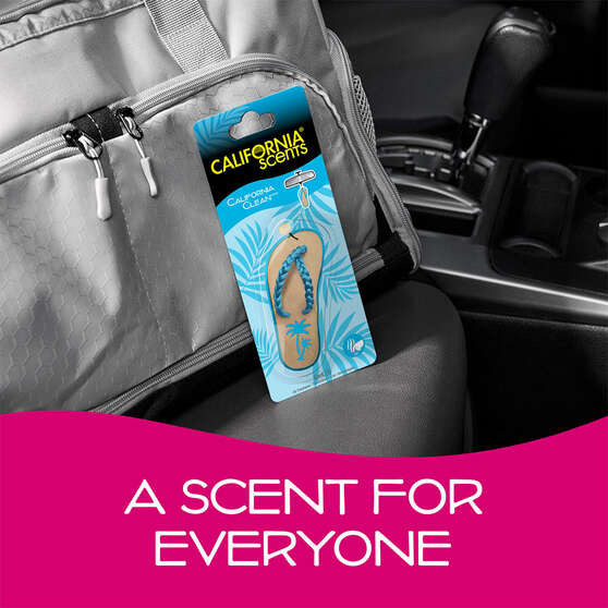 California Scents Novelty Hanging Sandal California Clean Car Air Freshener - 1PK, , scaau_hi-res