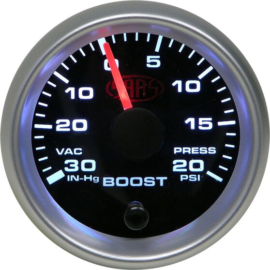 SAAS Boost Gauge Black, 52mm Supercheap Auto