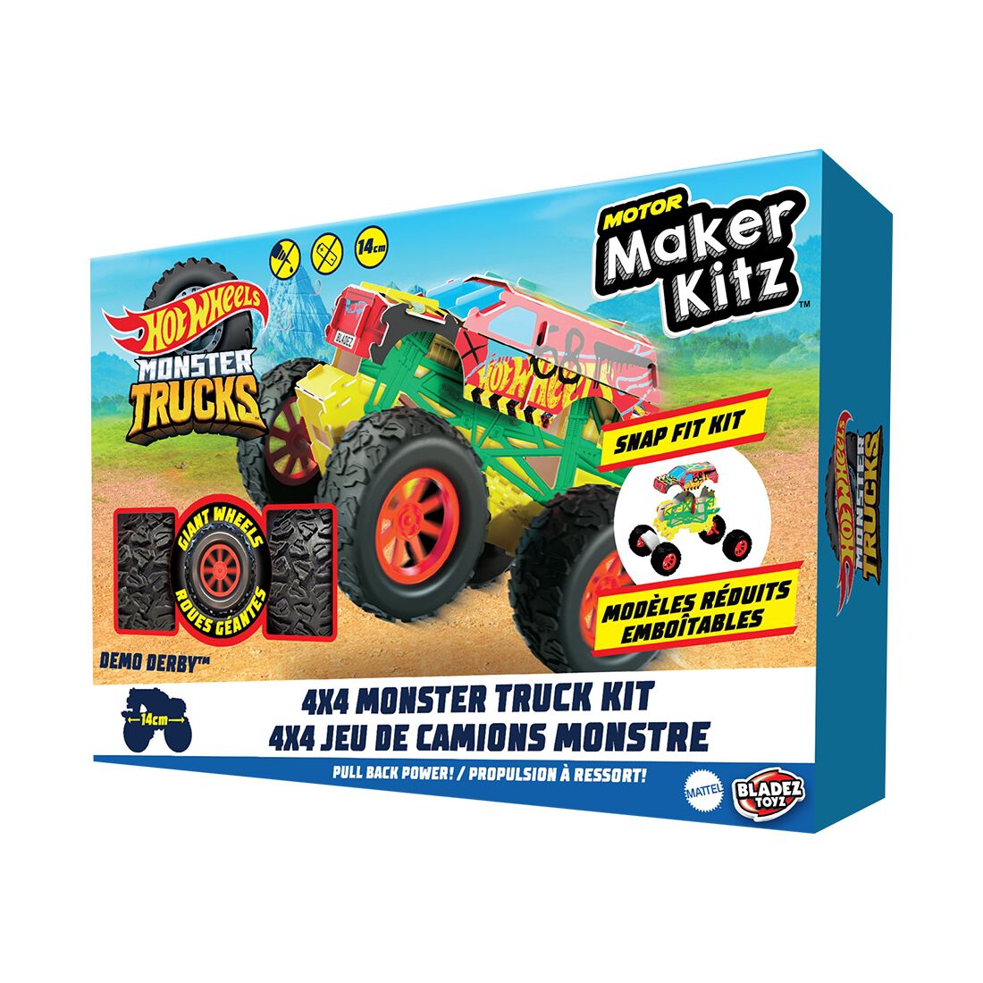 Hot Wheels Motor Maker Kitz - 4x4 Monster Trucks, , scaau_hi-res