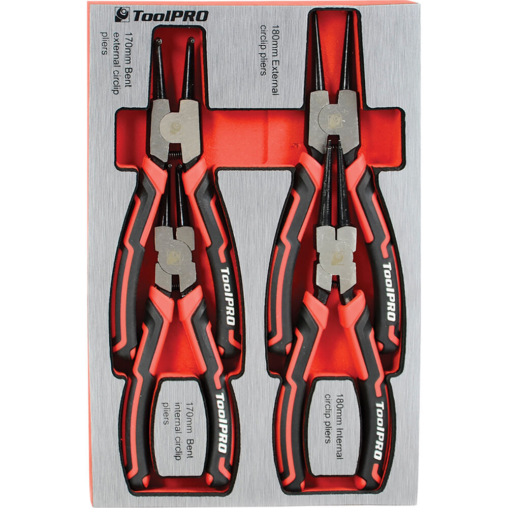 ToolPRO EVA Circlip Plier Set 4 Piece Supercheap Auto