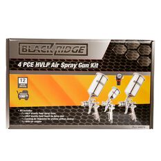 Blackridge Air Spray Gun Kit HVLP 4 Piece, , scaau_hi-res