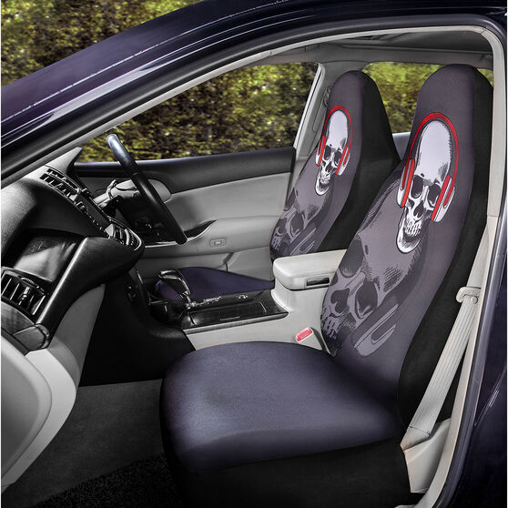 Sca Fashion Seat Cover Skull 60sab Supercheap Auto