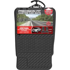 Sperling Precision Fit PVC Custom Floor Mats Suits Holden Colorado RG Series Dual Cab 2013-2020, Black, Set of 3, , scaau_hi-res