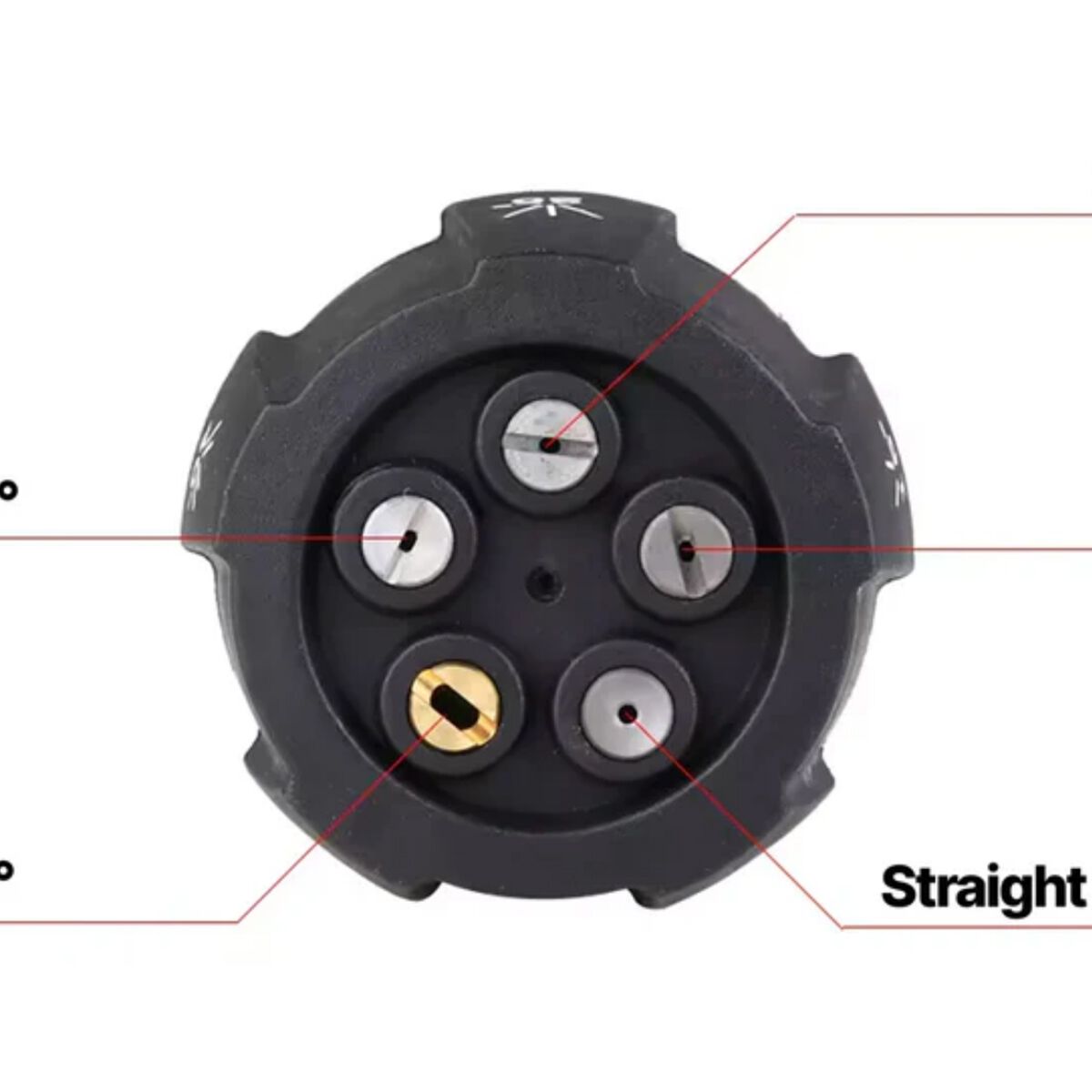 Blahst Adjustable 5-in-1 Nozzle 1/4" Quick Connect - Suit R18, , scaau_hi-res