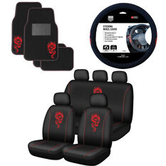 SCA Dragon Seat Cover Set Red, , scaau_hi-res