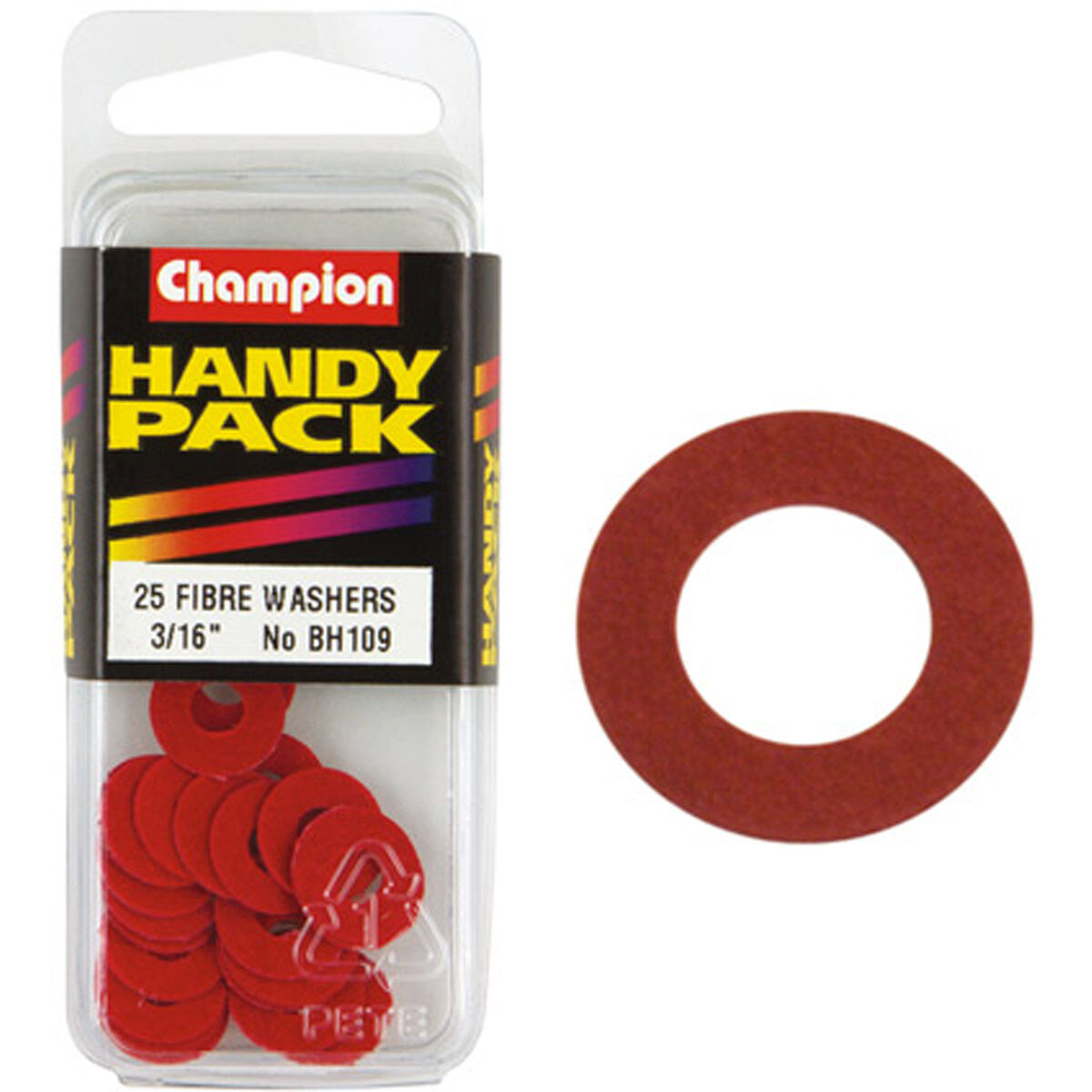 Champion Handy Pack Fibre Washers BH109, 3/16", , scaau_hi-res