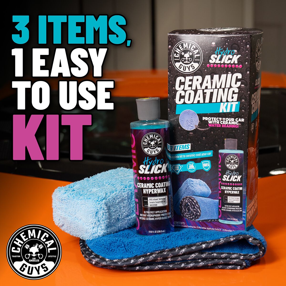 Chemical Guys Hydroslick Ceramic Coating Kit, , scaau_hi-res