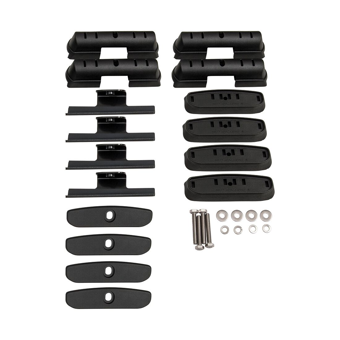 Rhino-Rack Base Kit to suit Isuzu Mu-X LS-T 12/12 4Pcs - RCP29-BK, , scaau_hi-res