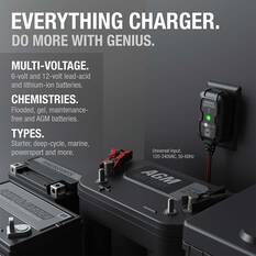 NOCO Genius 1 Battery Charger 6V/12V 1 Amp, , scaau_hi-res