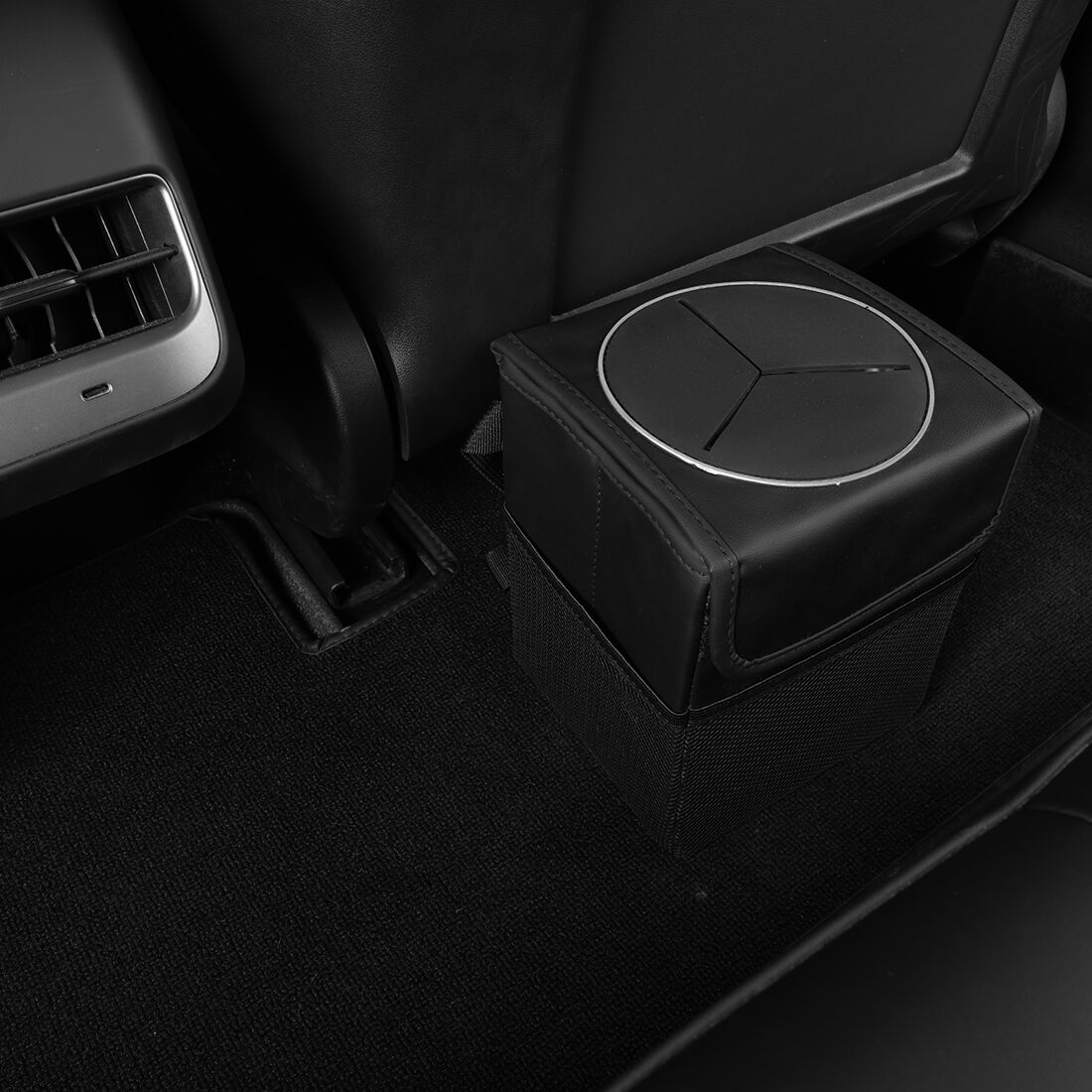 Cabin Crew Trash Bin Leather Look, , scaau_hi-res