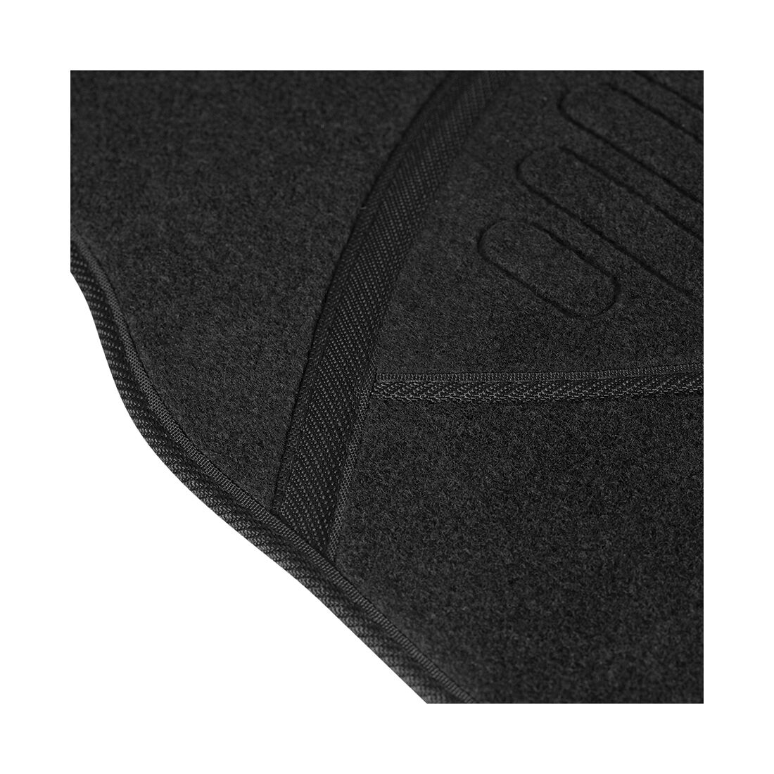 SCA Car Floor Mats Lux Carpet Black Set of 4, , scaau_hi-res