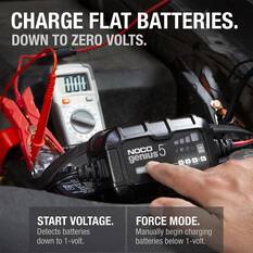 NOCO Genius 5 Battery Charger 6V/12V 5 Amp, , scaau_hi-res