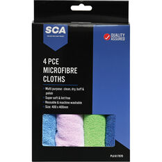 SCA Microfibre Cloth 4 Pack Boxed, , scaau_hi-res