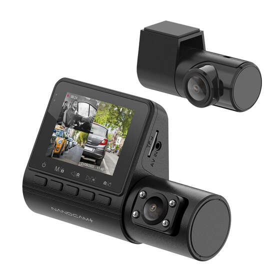 Nanocam+ 1080p FHD Dash Cam with Fatigue Monitor NCP-DVR3CH, , scaau_hi-res