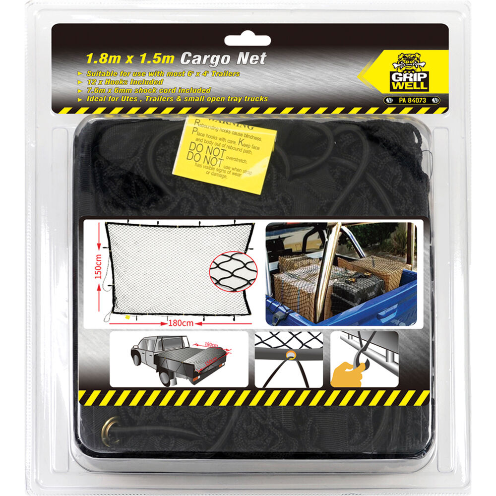 Gripwell Cargo Net 1.8m x 1.5m Supercheap Auto